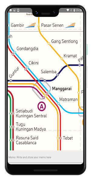 JAKARTA METRO MAP Screenshot 3