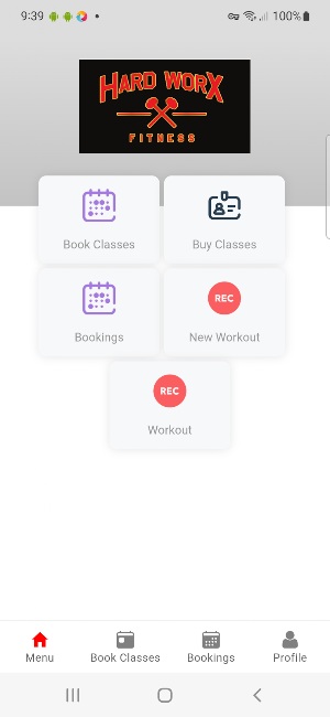 HardWorx Fitness Screenshot 1