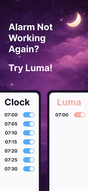 Luma: Adaptive Loud Alarm Screenshot 0