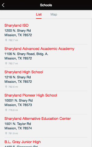 Sharyland ISD Screenshot 2