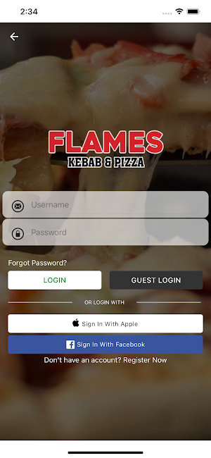 Flames Kebab Pizza Chicken Screenshot 2
