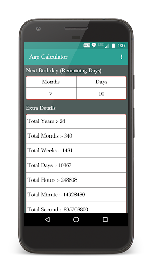 Age Calculator Screenshot 1