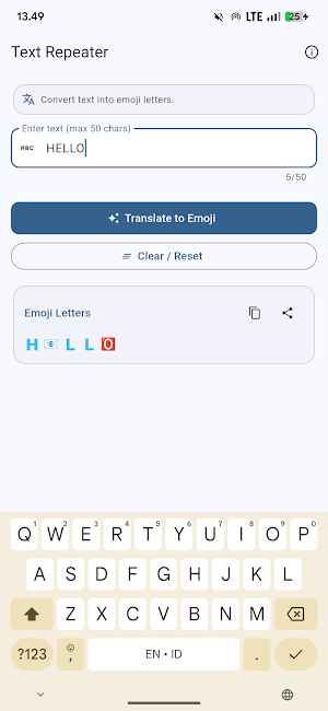 Text Repeater : Emoji Text Screenshot 2