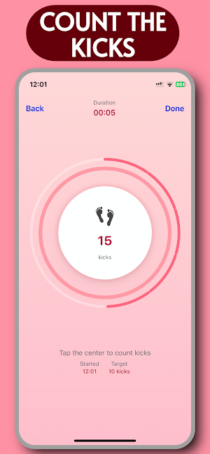 Contraction Timer & 9m Counter Screenshot 3