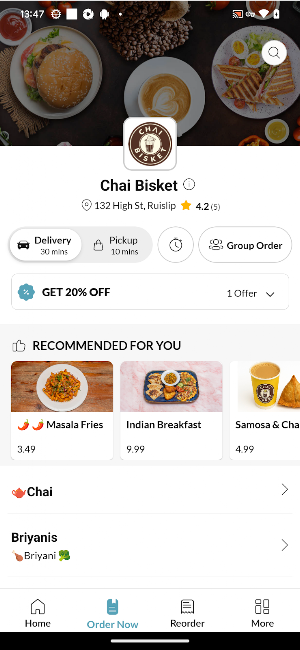 Chai Bisket Screenshot 1