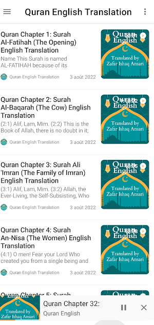 Quran Translated in English Screenshot 0