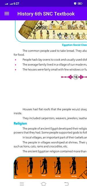 History Class 6th SNC Textbook Screenshot 3
