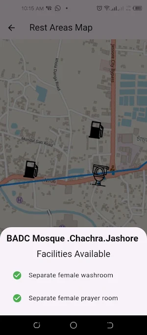Rest Area Recommender Screenshot 3