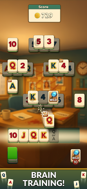 Case Closed Solitaire Screenshot 1
