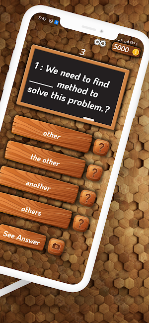 English Grammar Quiz Test QA Screenshot 3