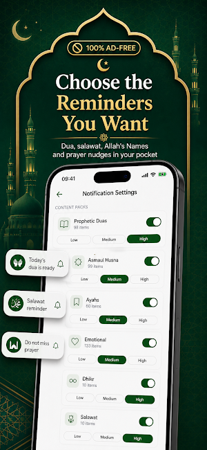 Quran Prayer Times Pro Dua Screenshot 3