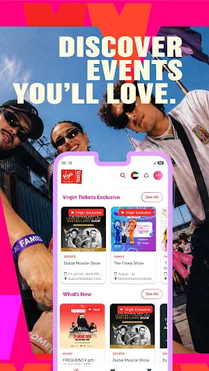 Virgin Megastore TIckets Screenshot 1