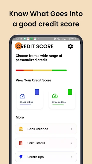 Credit Score Check & Report Screenshot 1