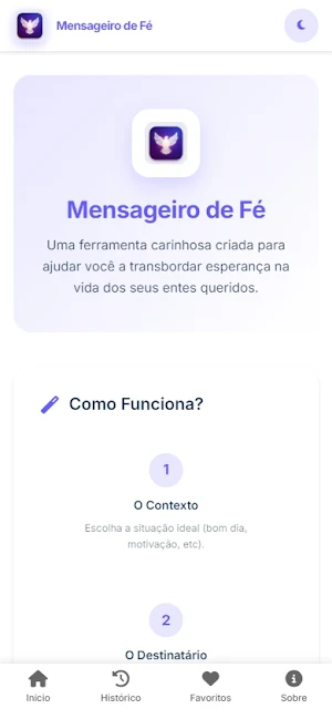 Mensageiro de Fé Screenshot 2