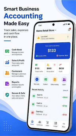 Cash Book Ledger for Business Screenshot 0