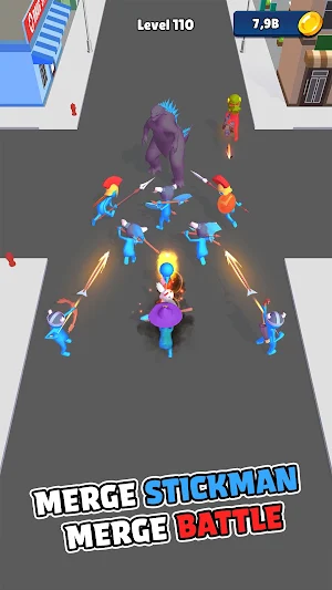 Stick Merge - Stickman Fighter Screenshot 1