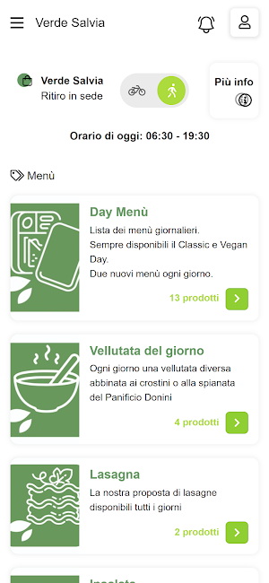 Verde Salvia Gastronomia Screenshot 1