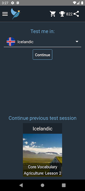 Icelandic Language Tests Screenshot 0