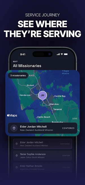 LDS Missionary Tracker Screenshot 2