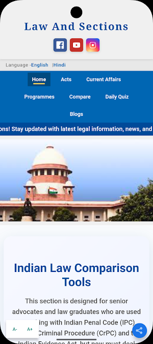 Law And Sections Screenshot 0