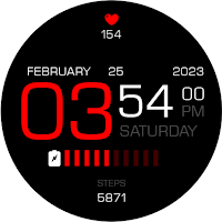 Key069 Digital Watch Face