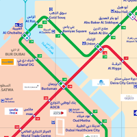 Dubai Metro Map 2023