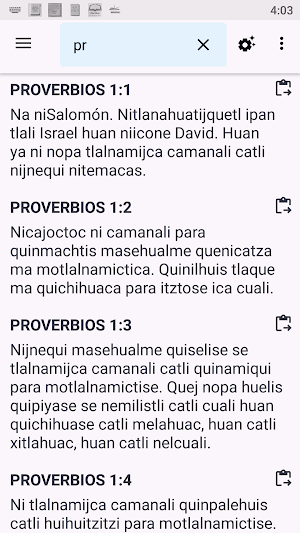 Nahuatl Occidental Bible- west Screenshot 0