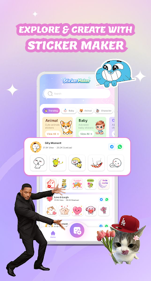 Sticker Maker AI - WA Stickers Screenshot 0