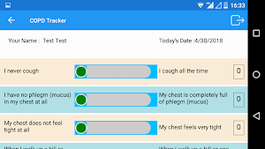 COPD Monitor Screenshot 2