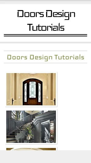 Door Room Design Tutorials Screenshot 2