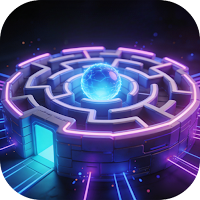 Neon Maze Runner