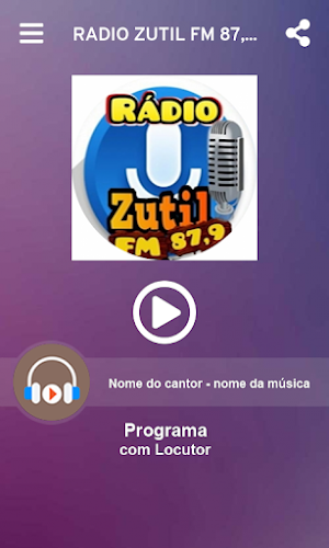 RÁDIO ZUTIL FM 87,9 Screenshot 0
