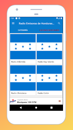 Radio Honduras + Radio Honduras FM - Radio Online Screenshot 1