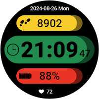 Lithuania Progress Watch Face