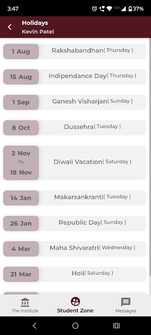 Wadia Women's College Surat Screenshot 3