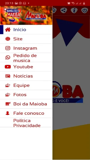 Radio Web Maioba Screenshot 2
