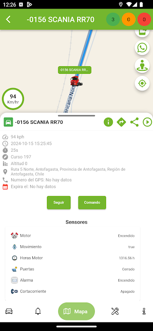 GPS Marchant Screenshot 2