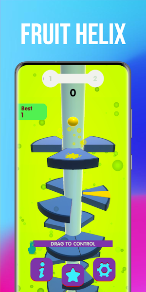 Cool Rainbow Helix Crush Screenshot 2