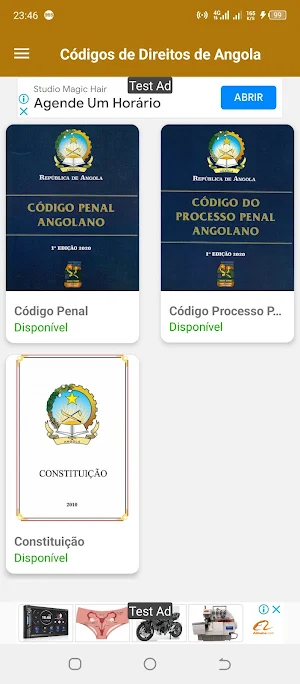 CDA - Códigos De Direitos AO Screenshot 1