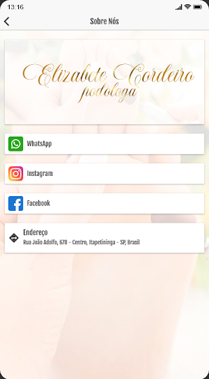 ELIZABETE PODÓLOGA Screenshot 1
