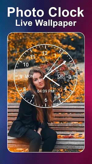 Clock Live Wallpaper - Clocky Screenshot 1