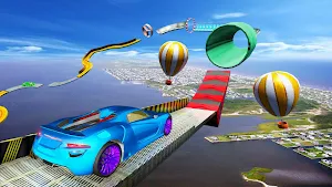 Prado Stunt Racing Car Games - 3D Ramp Car Stunts Screenshot 3
