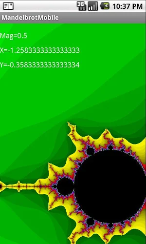 Mandelbrotmobile Screenshot 1