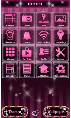 Sharp Theme Hearts & Stripes screenshot 3