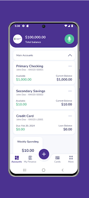 CoopFed Mobile Screenshot 1