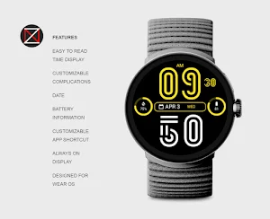 Stylish Line Watch Face Screenshot 1