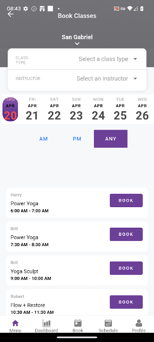 Kali Health and Fitness Screenshot 1