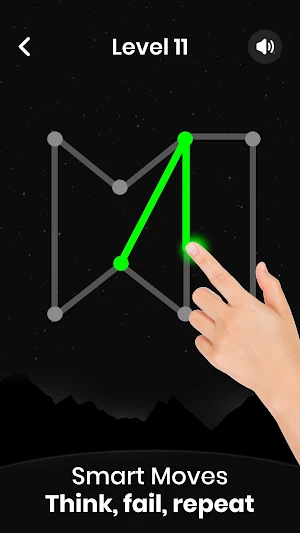 One Line Drawing Puzzle Game Screenshot 2