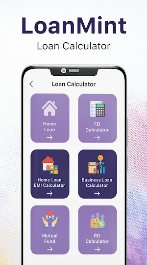 LoanMint : Loan EMI Calculator Screenshot 1