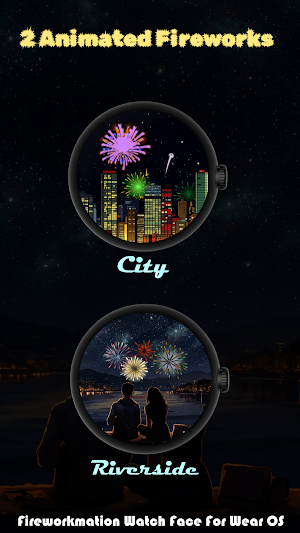 Fireworkmation Watch Face Screenshot 1